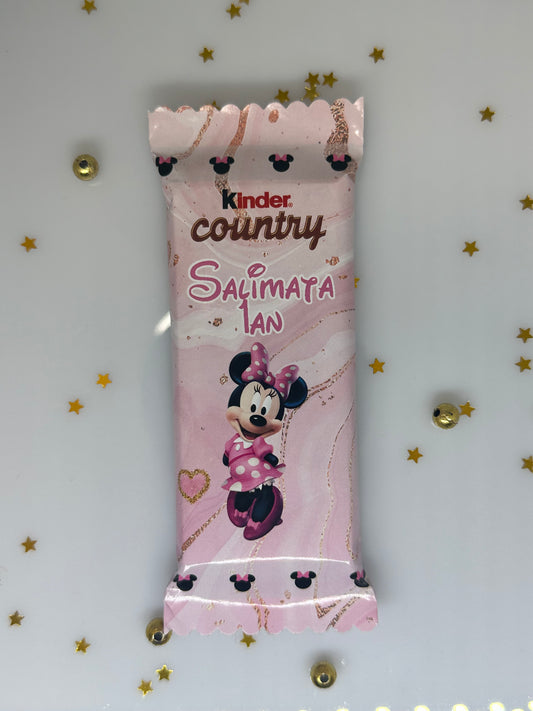 Kinder Country Personnalisation Minnie mouse